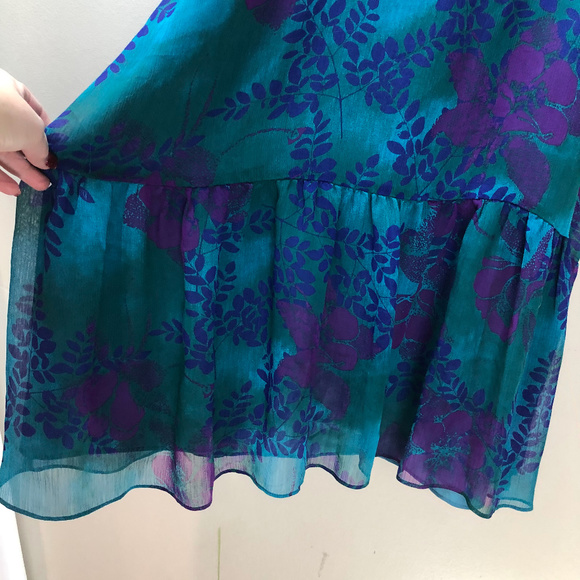 Express Ruffle Spaghetti Strap Maxi Dress Size XS - Picture 7 of 7